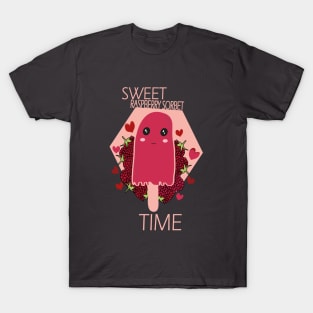 Raspberry sorbet Kawaii Sweet Raspberry Sorbet Time T-Shirt